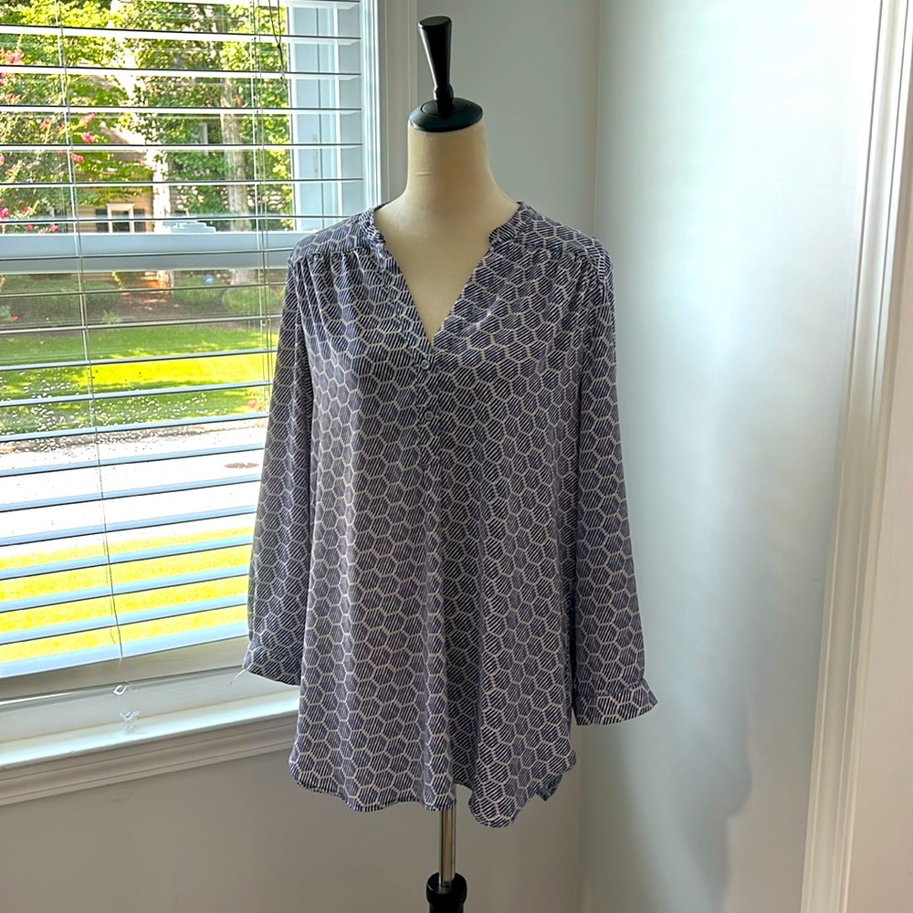 Halogen top, geometric print size Large